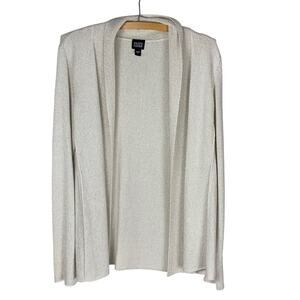 Eileen Fisher Light Cream Open Cardigan